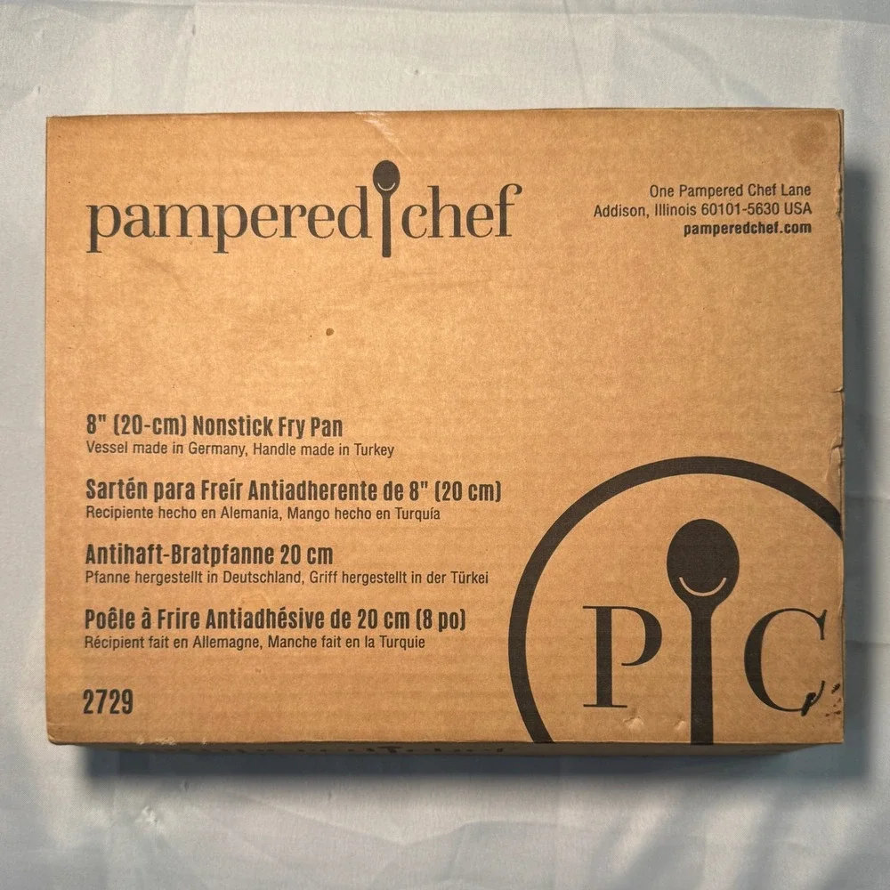 Pampered Chef 8 Inch 20cm Nonstick Fry Pan Skillet 2729 Made in Germany NEW
